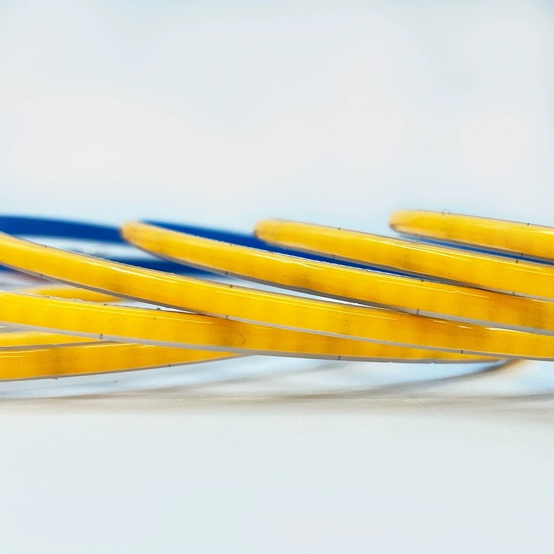 narrow width COB led strip lighting 3mm 5mm 5V 12V 24V 400 chips/m 100lm/m